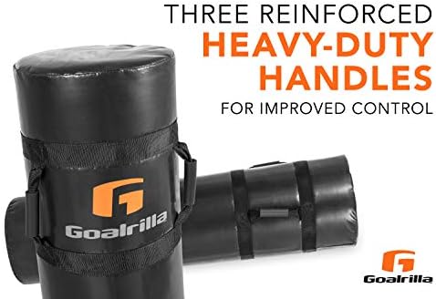 Goalrilla Durable Tackling Dummy with Heavy-Duty Handles for Football Contact Drills, Kickboxing, and More (TR0001W)