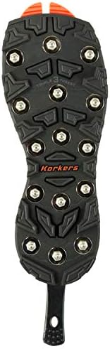 Korkers Triple Threat - Carbide Spike Sole - Black/Orange - M
