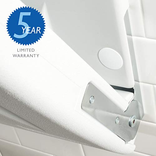 SafetyCraft Horizontal Wall-Mounted Baby Diaper Changing Station - Easy to Clean