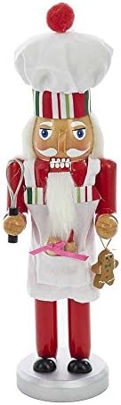 Kurt Adler C5844 10" Wooden Chef Nutcracker