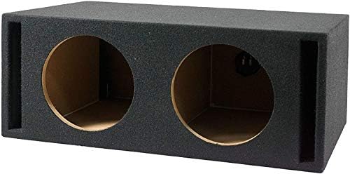 Absolute USA VEGD15 Dual 15-Inch Slot Ported Subwoofer Enclosure, 3/4-Inch MDF