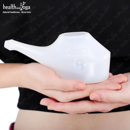 Economy, Light-Weight Neti Pot - Handy, Compact and Travel Friendly (1 Piece (White))