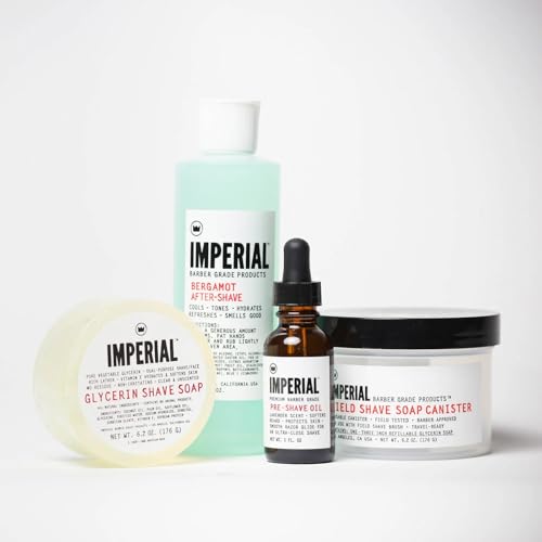 Imperial Barber Glycerin Soap Puck for Shave & Face Use