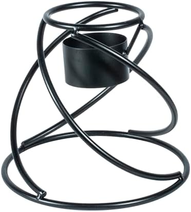 Echo Valley 9128 Helix Globe Stand, 8-Inch, Black, Small