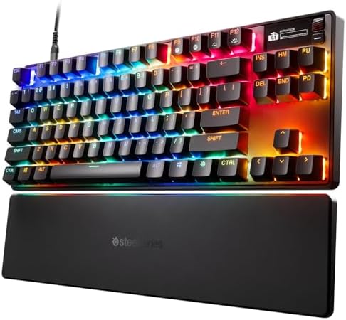 SteelSeries Apex Pro TKL Gen 3 OmniPoint 3.0 HyperMagnetic Switches Adjustable Actuation Rapid Trigger Ready Presets Protection Mode Rapid Tap/SOCD