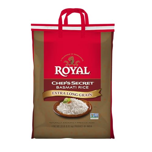 Royal Chef's Secret Extra Long Grain Basmati Rice, 40 Pound