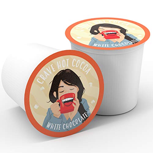 Crave Hot Chocolate Pods, Compatible with 2.0 K-Cup Brewers, Mint Chocolate, 40 Count