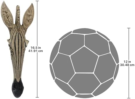 Design Toscano Animal Mask of the Savannah Wall Sculpture: Giraffe