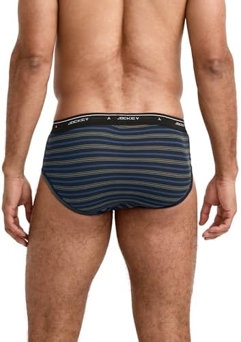 Jockey Classic Low Rise Brief- 3 Pack - 100% Cotton Underwear for Men