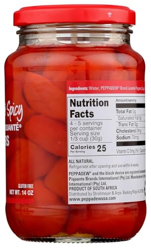Peppadew Peppers - Hot - Value Bundle of 6 (84 ounce)