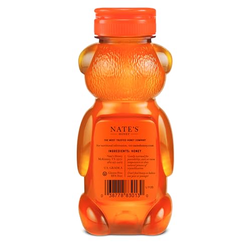 Nate's Honey - 12oz. Honey Bear Bottle