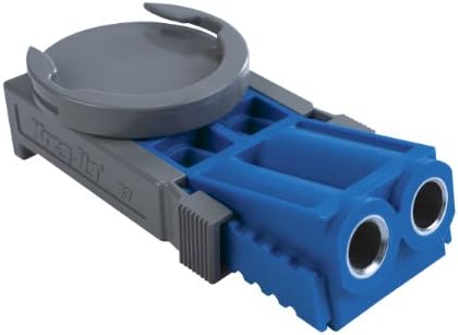 Kreg R3 Jr. Pocket-Hole Jig System - Portable Kreg Pocket-Hole Jig - Easy Clamping & Adjusting - Includes Positioning Sliders - For Materials 1/2"
