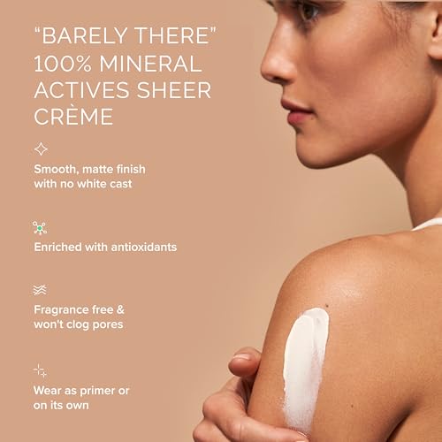 MDSolarSciences Mineral Crème SPF 50 Sunscreen for Face – Water-Resistant, Broad Spectrum UV Protection – Blendable Micronized Zinc Oxide – Smooth, Natural Matte Finish