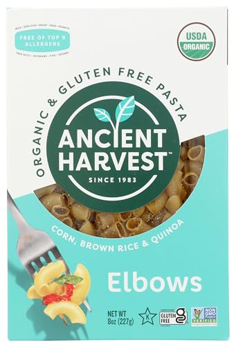 Ancient Harvest Organic Quinoa Pasta, Rotelle, 8 Ounce (Pack of 12)