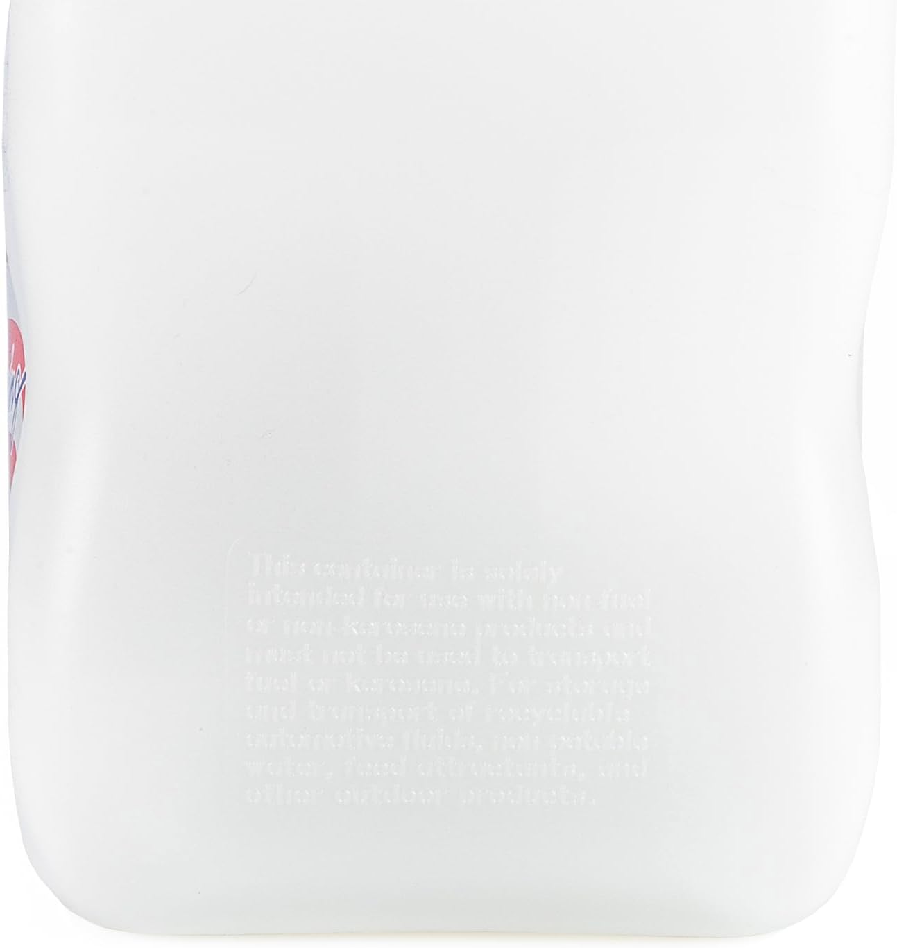 VP Racing Fuels 5.5 Gallon Motorsport Utility Container with 14 Inch Standard Hose Close Trimmed Cap and Neck for Tight Seal, White (4 Pack)