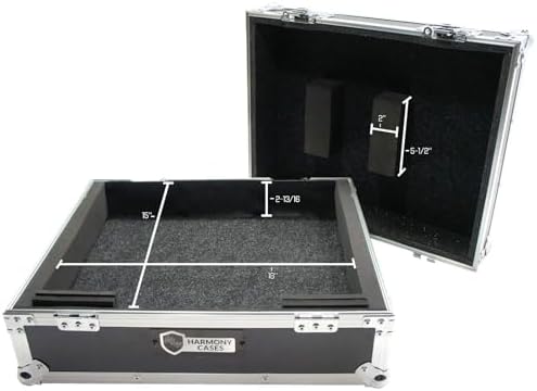 Technics 1200 MKII DJ Turntable Flight Case Foam Lined Harmony Audio | Road-ready record deck protection, custom interior fit, safe transport for gigs