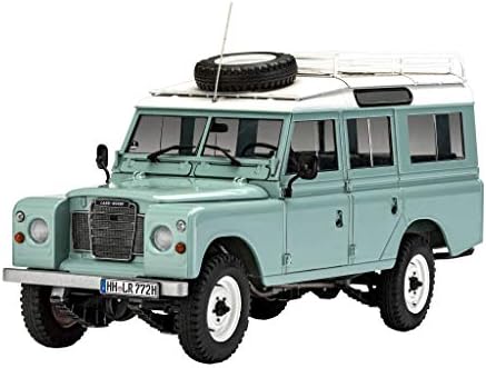 Revell 85-4498 Land Rover Series III 109 Model Truck Kit 1:24 Scale 184-Piece Skill Level 5 Plastic Model Building Kit, Blue