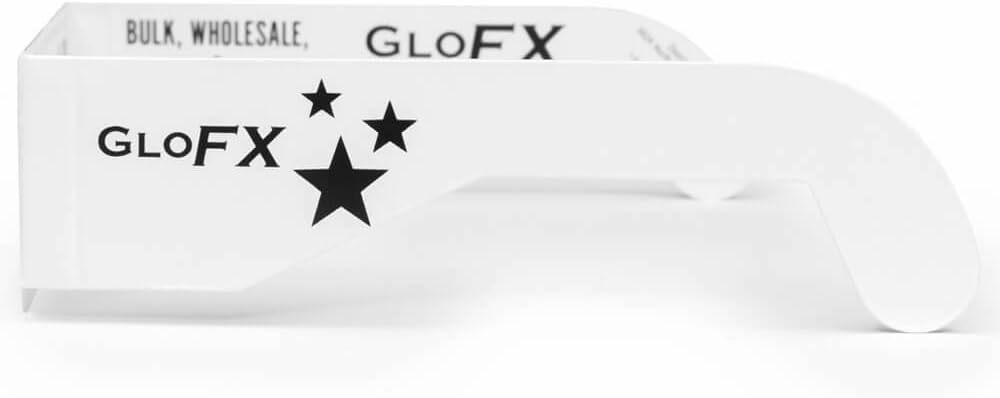 GloFX Paper Cardboard Diffraction Glasses - Great for Christmas Lights, Parties, Raves, Festivals, Light Shows, & Fireworks