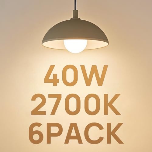 Linkind A19 LED Light Bulbs, 100 Watt Equivalent, 2700K Soft White 6 Packs