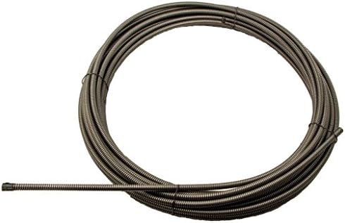 DCD 51100SLT Drain Cleaning Cable, 1/2" x 100' with Inner Core and Slotted Cable Couplings
