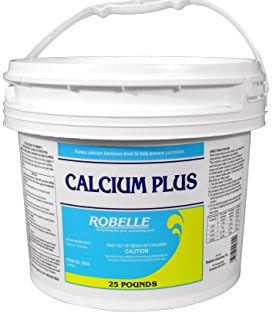 Robelle 16-Pounds Premium Pool Calcium Up | Pool Calcium Hardness Increaser, 100% Calcium Chloride, 8 ounces raises calcium hardness level 10 ppm per 5,000 gallons