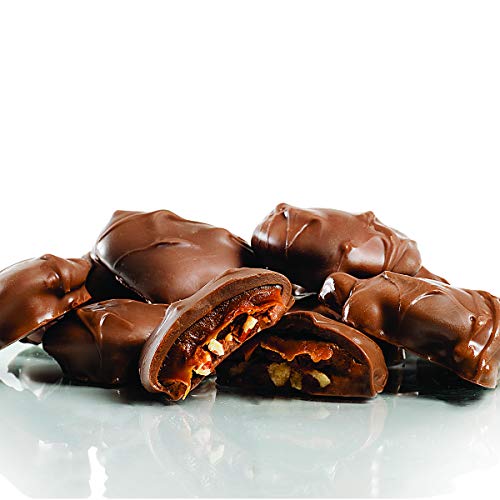 Sanders Milk Chocolate Pecan Tortie, Chocolate & Caramel Pecan Turtles, Individually Wrapped (48 Count), .5 Ounce (Pack of 48)