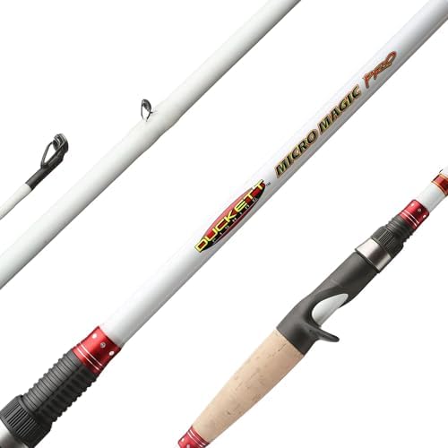 Duckett Fishing Micro Magic Pro Casting, Spinning & Crankin' Rods, Durable, Sensitive and Balanced Multi-Modulus Sensi-Touch Blanks