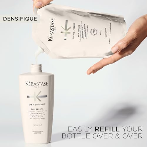 Kerastase Densifique Densité Shampoo - Thickening & Strengthening Shampoo For Fine & Thinning Hair, Removes Build-Up, Hydrates and Adds Shine, With Hyaluronic Acid & Ceramides
