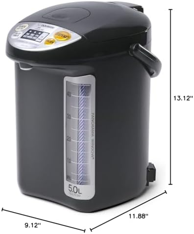 Zojirushi CD-LTC50 Commercial Water Boiler and Warmer (169 oz, Black) | Large-capacity dispensing for offices, hospitality and service areas