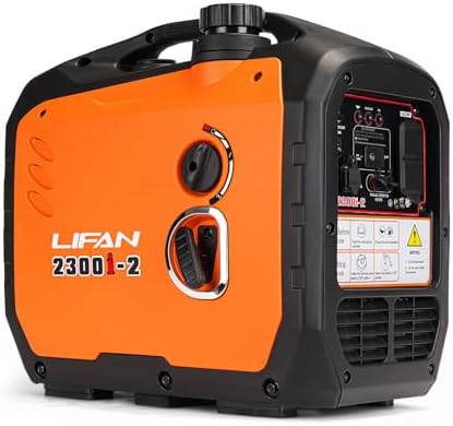 LIFAN 6900W Inverter Generator for Home Backup, 120/240V, Remote Start | 5500W Rated Gas Power, Pure Sine Wave, CO-Minder, RV Ready, Up to 14H at 25% Load