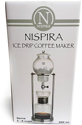 NISPIRA Luxury Ice Cold Brew Dripper Coffee Maker in Stainless steel, 600 ml Copper
