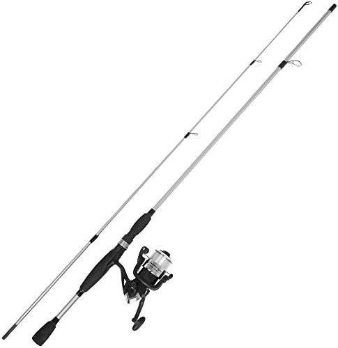 Fiberglass Fishing Pole - Strike Series 78-Inch Collapsible Rod and Spinning Reel Combo, EVA Handle, Pre-Spooled Reel, Fishing Gear for Catching Walleye, Bass, Trout, and More by Wakeman
