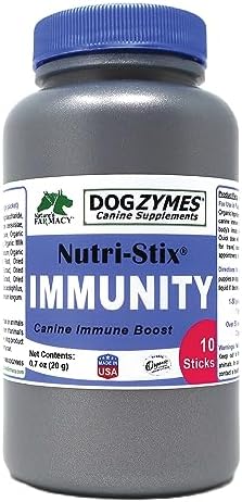 DOGZYMES 10 Count Nutri-Stix Pet Nutrition Supplement