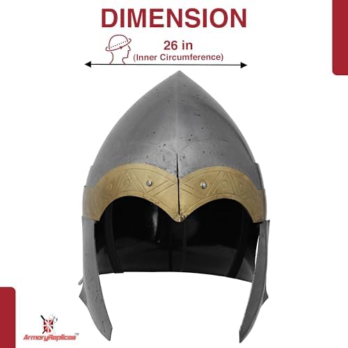 Armory Replicas Maximus Roman Gladiator Blackened 18g Helmet