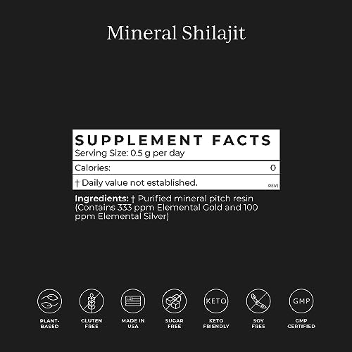 CYMBIOTIKA Pure Shilajit Resin, 84+ Minerals for Energy & Focus