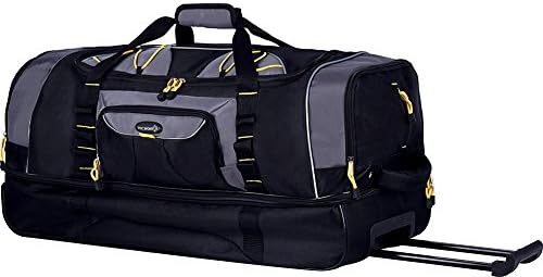 TPRC Sierra Madre Duffel Bag, Black, 30" Rolling