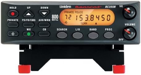 Uniden BC355N 300-Channel Base/Mobile Scanner, Close Call Capture, Pre-programmed Search Bands, NOAA Weather, Aviation, Marine, Railroad, NASCAR