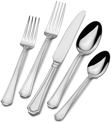 Pfaltzgraff Beckham 20-Piece Stainless Steel Flatware Set, Service for 4