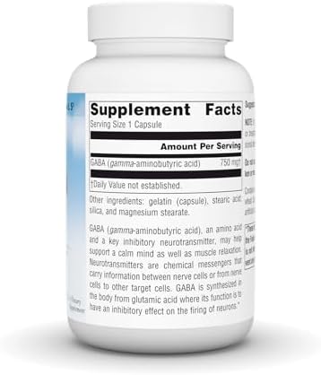 Source Naturals Serene Science GABA, for a Calm Mind, 750mg - 45 Capsules