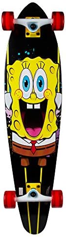 Kryptonics Spongebob 36" Longboard Skateboard – Durable Maple Deck, Smooth PU Wheels, Great for Kids, Teens & Beginners.