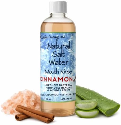 Dale Audrey Pink Himalayan Salt Water Rinse, Cinnamon Mouthwash, 16 oz