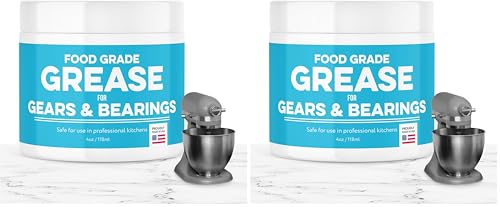 Impresa High-Viscosity 4 Oz Food Grade Grease - White Smooth Operation for Stand Mixers & Appliances - Gear Wear Protection & Extended Equipment Life - Food-Safe Formula Made in USA