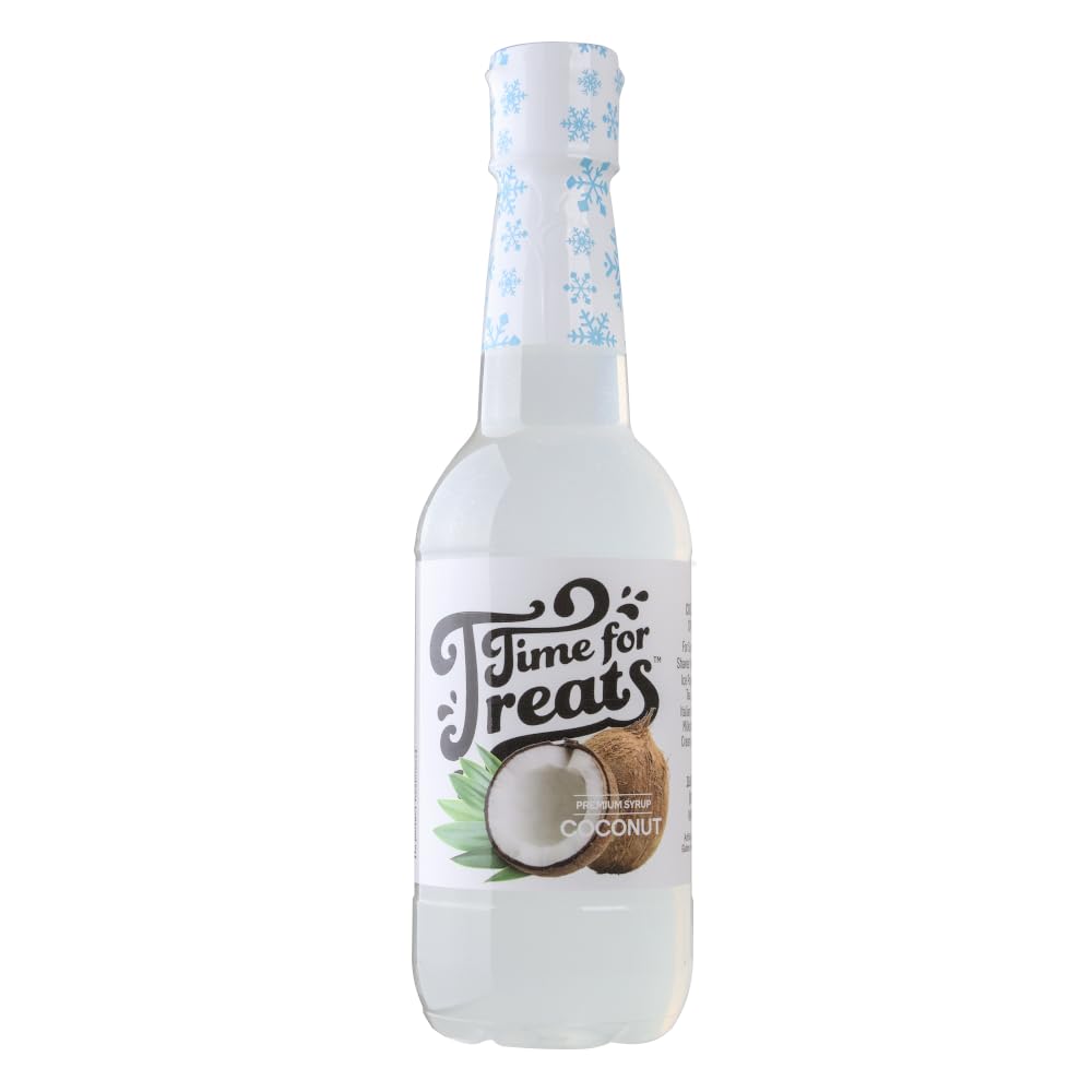 Time For Treats 3-Pack Tropical Punch, Watermelon, Lime Syrup 16.9 Fluid Ounce Per Bottle for Snow Cones, Homemade Sodas, Cocktails, Coffee, Baking and More