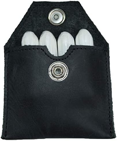 Hide & Drink, Rustic Leather Tampon Case, Condom Holder Pouch, Secret Stash Handmade :: Bourbon Brown
