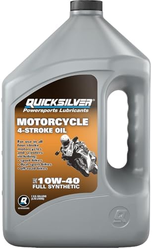 Quicksilver 20W-50 Full Synthetic Motorcycle Oil, 1 Quart
