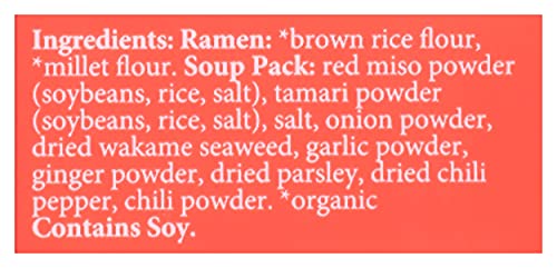 Lotus Foods Organic Ramen Miso Soup Mix-Millet & Brown-2.8 oz