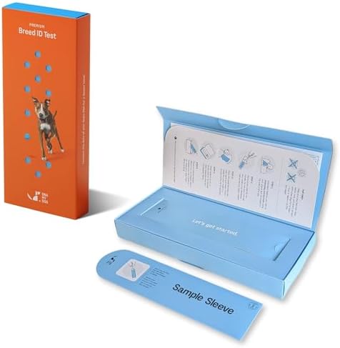 DNA My Dog Premium Dog DNA Test – Identify 350+ Breeds | Genetic Health & Trait Screening | Wolf DNA & Genetic Age | Easy At-Home Cheek Swab