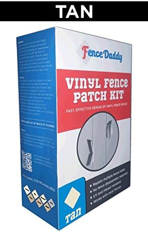 Vinyl Fence Post Repair Kit (Alternative to Replacement Vinyl Fence Panels, Posts, Pickets, Sections, Rails and Parts) White Fence Daddy Kit