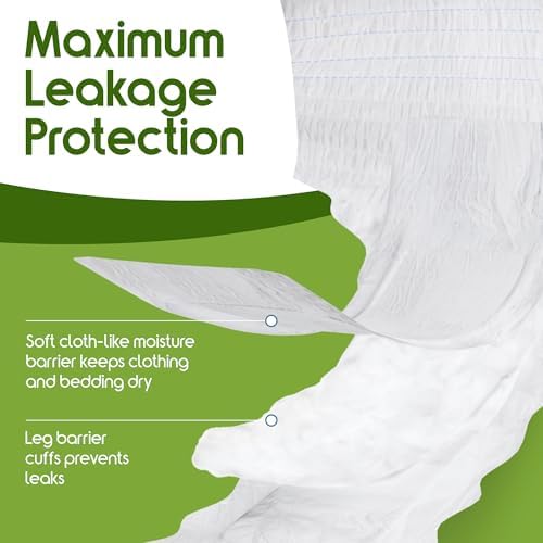 Inspire Protective Underwear for Men and Women with Incontinence | Adult Diapers | Disposable Underwear for Adults | Adult Pull Ups - 4 Bags of 14 | 56 Total (Extra Large)