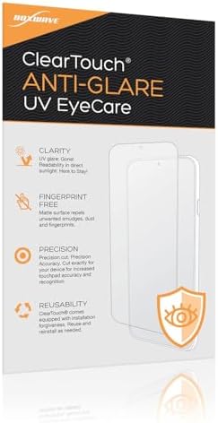 BoxWave Screen Protector Compatible with Arcade1Up Wheel of Fortune Casinocade Deluxe Arcade Game - ClearTouch Anti-Glare Anti-UV EyeCare (2-Pack)